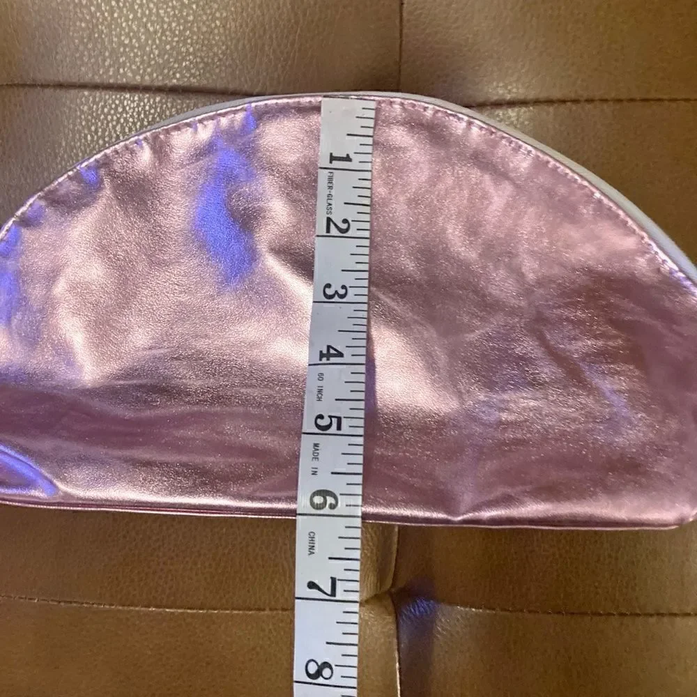 New Metallic Pink Avon Makeup Bag